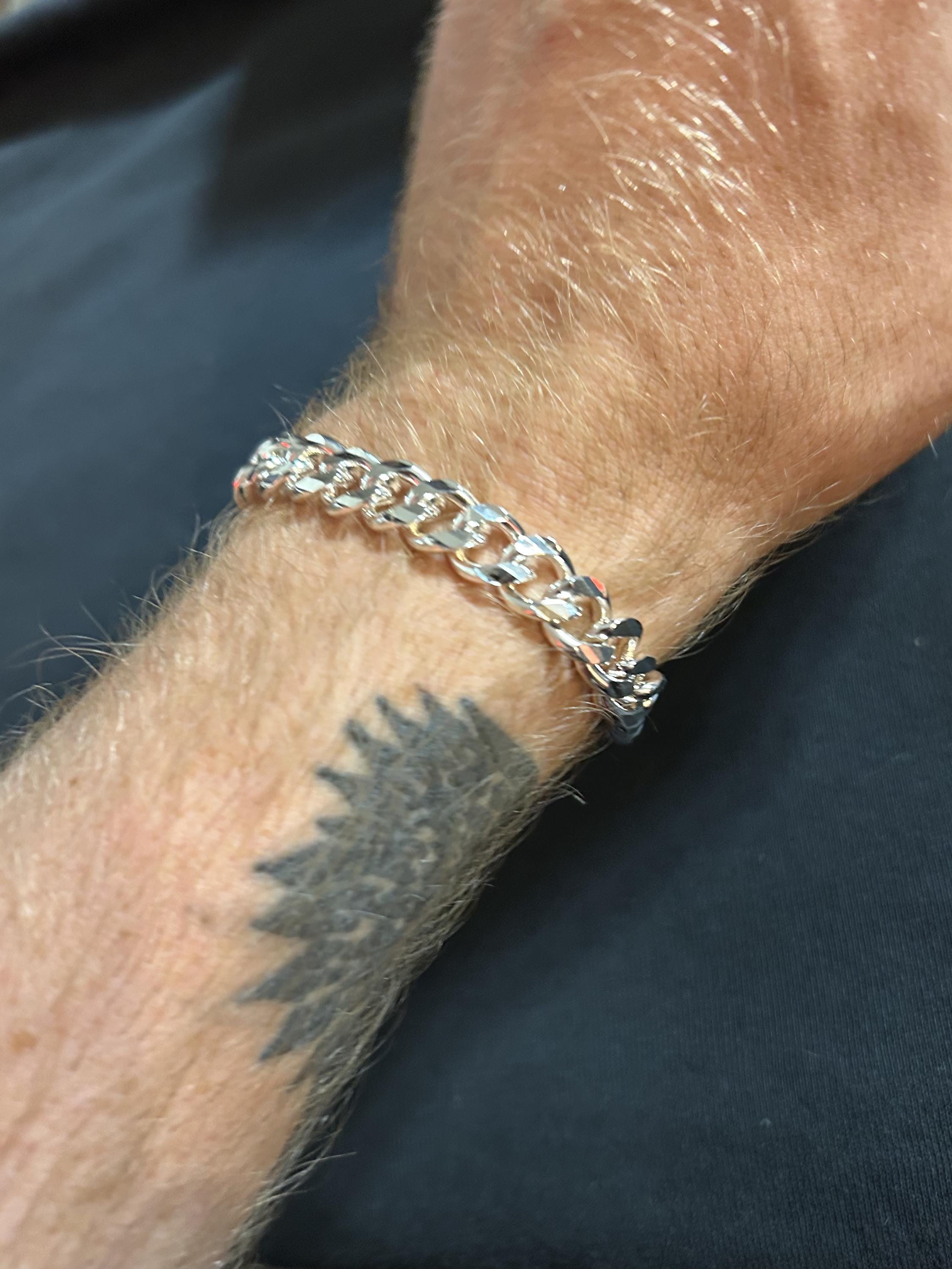 Classic 925 Sterling Silver Cuban Link Chain Bracelet Men's / Women's