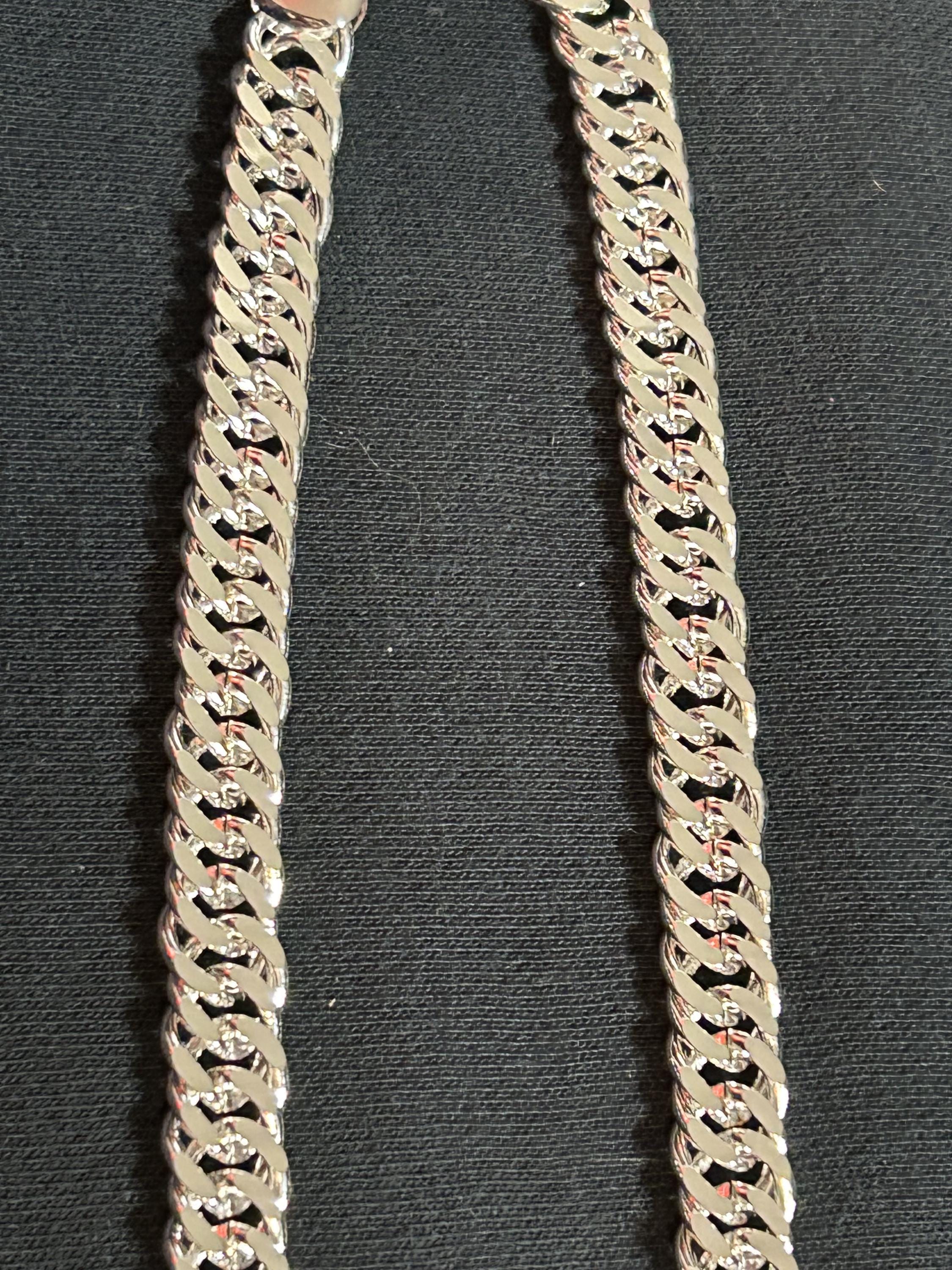 Heavy 925 Sterling Silver Cuban Link Chain Necklace Solid High Polish