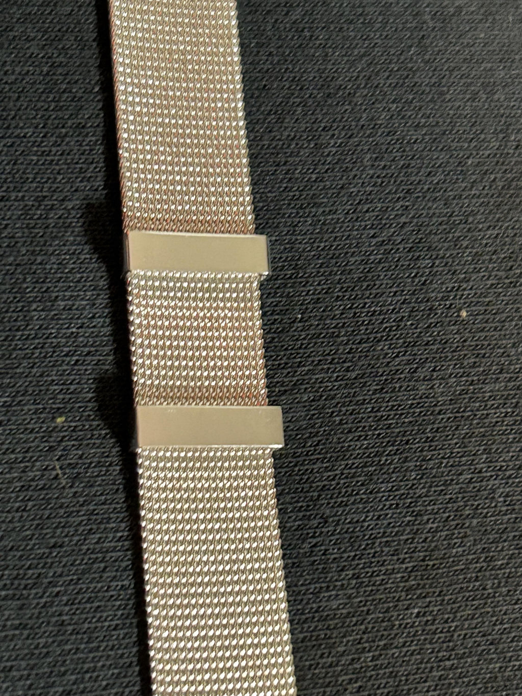 Vintage 925 Sterling Silver Mesh Chain Bracelet Adjustable Belt Strap Style
