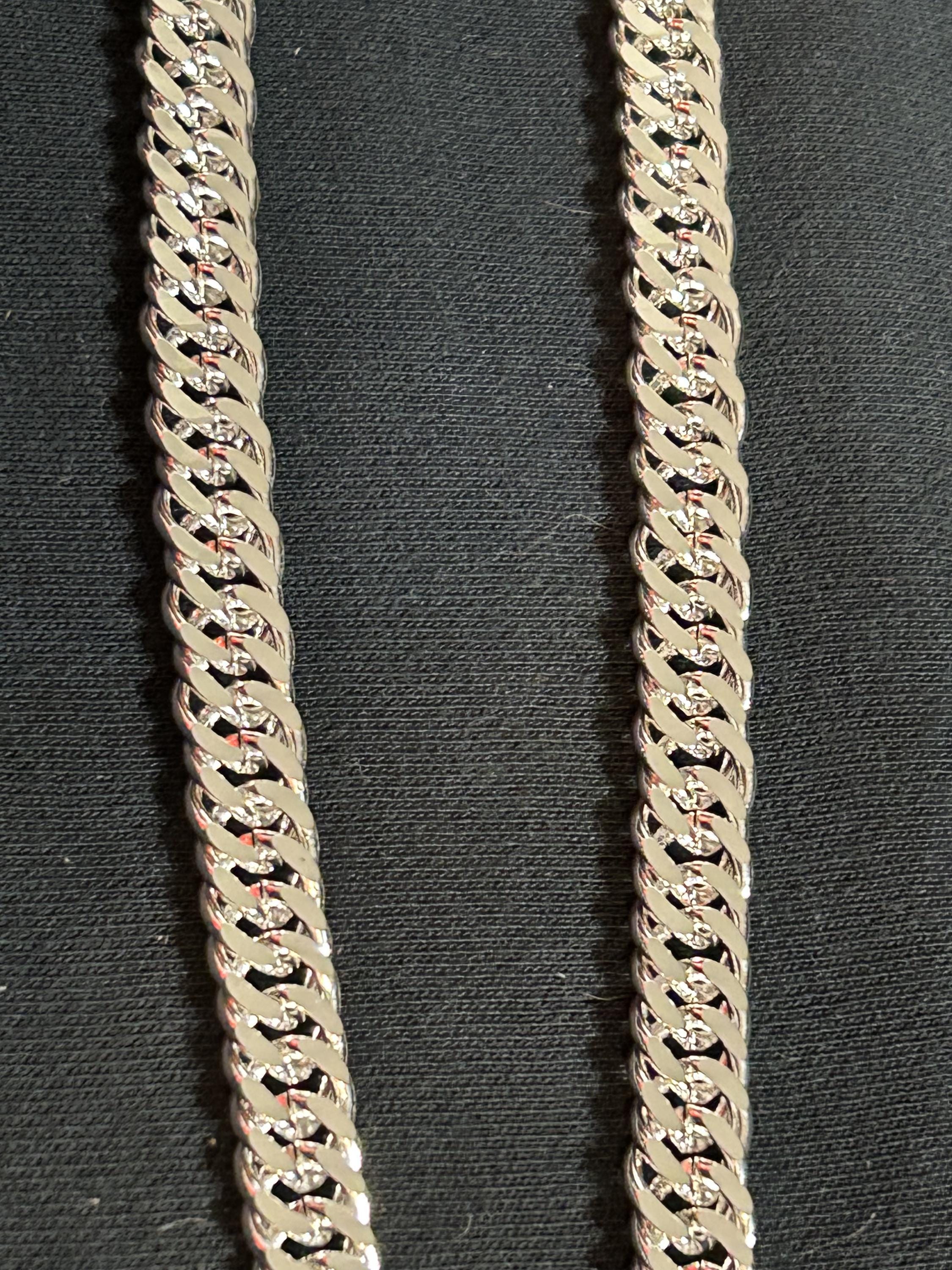 Heavy 925 Sterling Silver Cuban Link Chain Necklace Solid High Polish